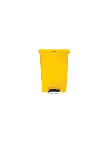 COLLECTEUR À PÉDALE SLIM JIM® 90 L JAUNE destockage